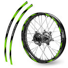Green R01B MX Bikes Strips Rim Sticker For TM Racing 530EN EN530F 07-2021