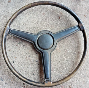 1970-74 E-Body Woodgrain Steering Wheel Dodge Challenger Plymouth Cuda Mopar OEM - Picture 1 of 4