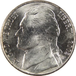 2002 P Jefferson Nickel Uncirculated 5c Coin - Picture 1 of 4
