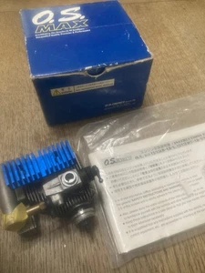 USED VGC O.S MAX 15LD VINTAGE ENGINE & HEADER 1/8 TGX TGR SUPER TEN KYOSHO FW04 - Picture 1 of 5