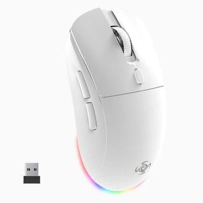 Wireless Gaming Mouse, Tri-Mode 2.4G/USB-C/Bluetooth Rechargeable Mouse with ... - Image 1 of 4