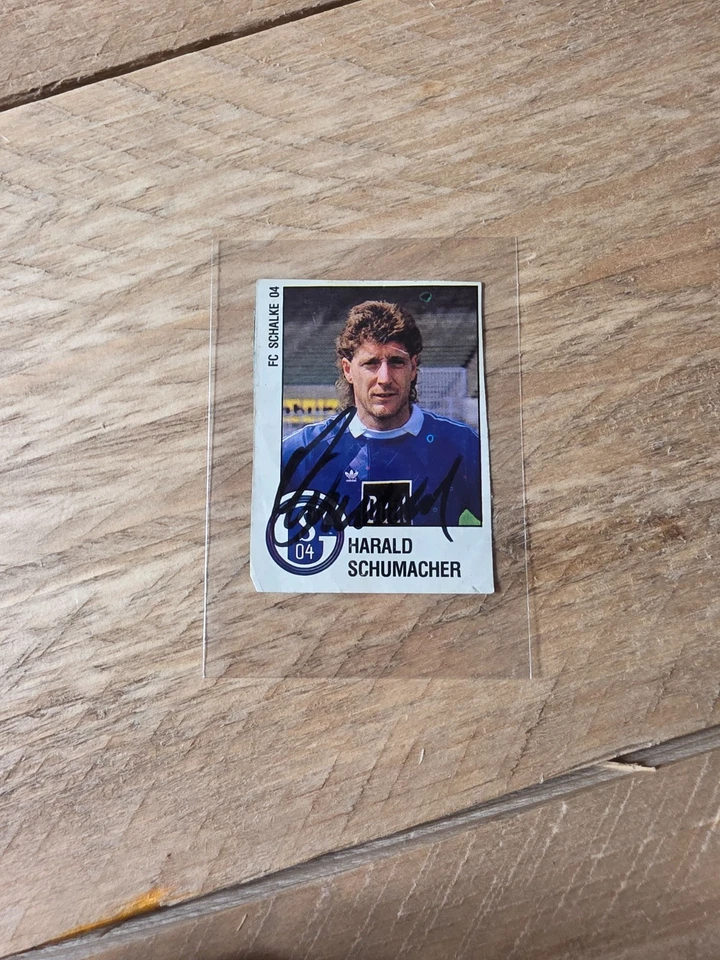 HARALD TONI SCHUMACHER - FC SCHALKE 04 - Panini / Topps  - signiert (TC069) - Bild 1 von 1
