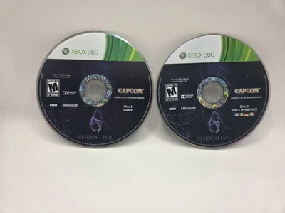 Resident Evil 6 Xbox 360 - Disc 1 & 2 - Discs Only - Resurfaced Discs - Image 1 of 2