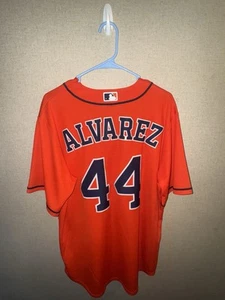 Houston Astros Yordan Álvarez #44 Nike Men's Orange Official MLB Player Jersey - Picture 1 of 4