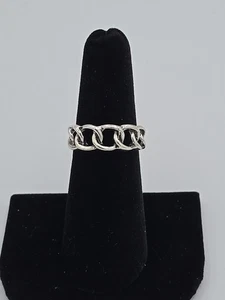 Gothic/Punk/Alternative Edelstahl Ring, silberfarben Größe 6 - Bild 1 von 4