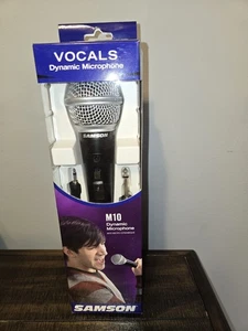 Samson M10 Dynamic Handheld Microphone w/Detachable XLR 1/4" Cable Mic Clip - Picture 1 of 4