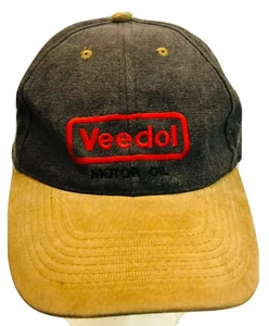 Vintage Veedol Motor Oil Advertising Snapback Hat Cap One Size Adjustable Rare - Picture 1 of 7