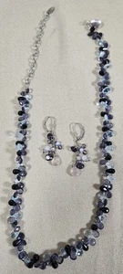 Perlen Ohrhänger Sterlingsilber 925 Ohrringe und Halskette Made in USA - Bild 1 von 13