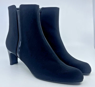 Stuart Weitzman Women's 9.5M Black Cortex 2.5" Heel Ankle Gorgeous Booties - Image 1 of 4