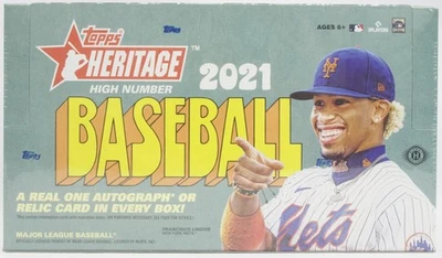 2021 TOPPS HERITAGE HIGH NUMBER BASEBALL HOBBY BOX - Image 1 of 4