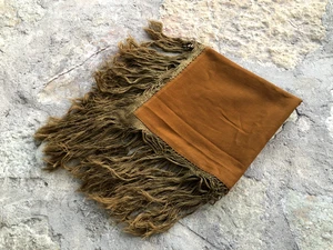 Vintage Ukrainian Shawl. Khustka-kerchief. Brown of the USSR - Picture 1 of 14