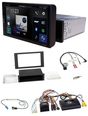 Pioneer DAB Lenkrad Bluetooth USB Autoradio für Seat Leon 2012-2020 PDC Display - Bild 1 von 4