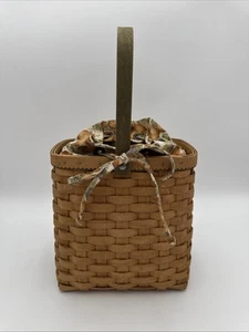 2003 Longaberger Autumn Tote Basket Protector Liner Basket Tie On - Picture 1 of 15