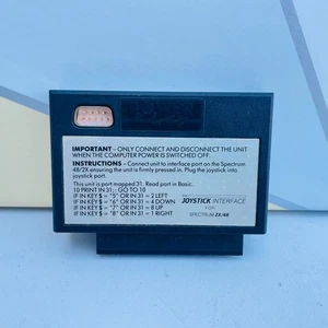 Vintage Power Play Joystick Interface Cartridge Black for Sinclair ZX Spectrum - Afbeelding 1 van 7