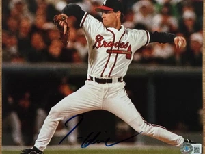 Tom Glavine Atlanta Braves BECKETT Signed 8x10 Autograph Photo BAS COA - Picture 1 of 2