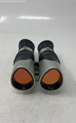 Vivitar Black Silver-Tone 10x25 Optics Folding Compact Hunting Binoculars - Image 1 of 4