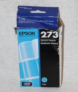 Epson Claria 273 Standard Capacity Cyan Exp 05/2027 - Picture 1 of 6