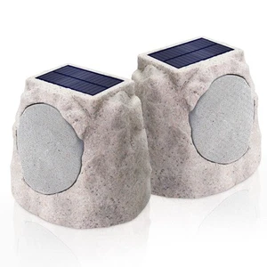 Rock Lautsprecher Outdoor Wasserdicht Solarbetrieben Bluetooth Kabellos Outdoor Roc... - Bild 1 von 7