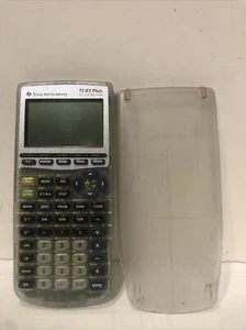 Texas Instruments TI-83 Plus Silber Edition grafischer Taschenrechner klar mit Abdeckung - Bild 1 von 9