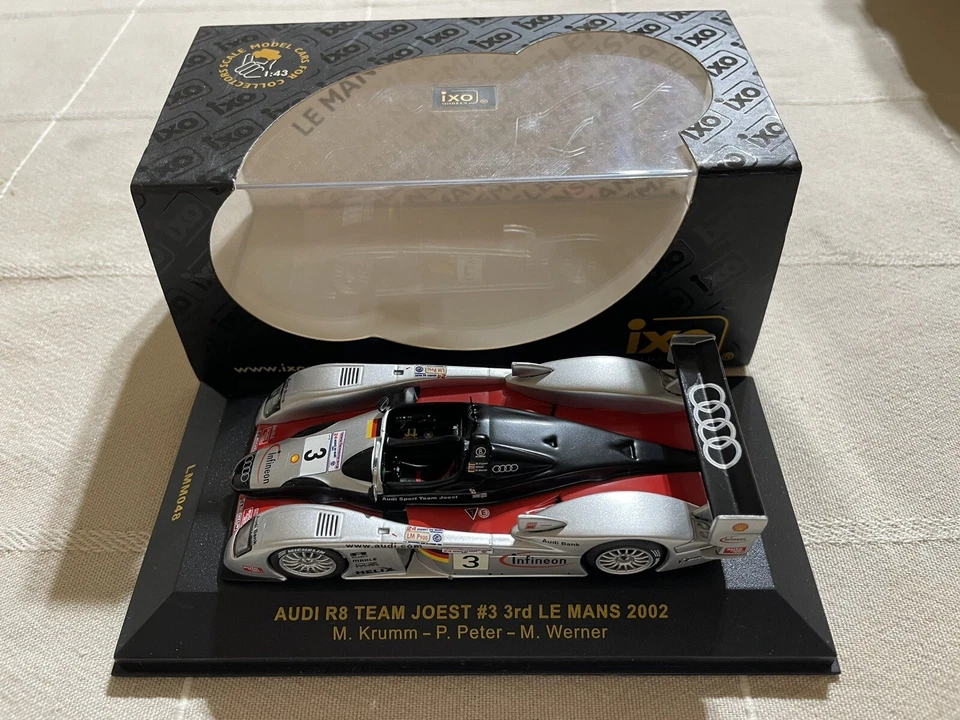 1/43 Audi R8 #3, 3er 2002 Le Mans, Ixo LMM048 Foto 1 de 1