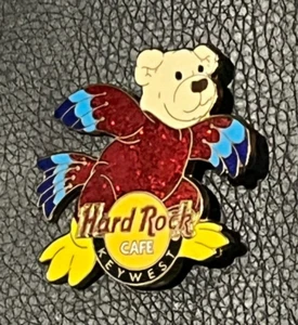 HARD ROCK CAFE Pin Abzeichen KEY WEST Vogelbär - Bild 1 von 2
