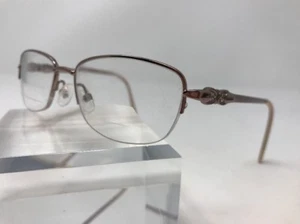 KIRKLAND SIGNATURE WOMENS Eyeglasses Coralville Halfrim 50-16-135 Silver R599 - Picture 1 of 12