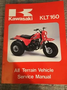 Kawasaki KLT1 60 Factory All Terrain Vehicle Service Manual Excellent Condition - Picture 1 of 9