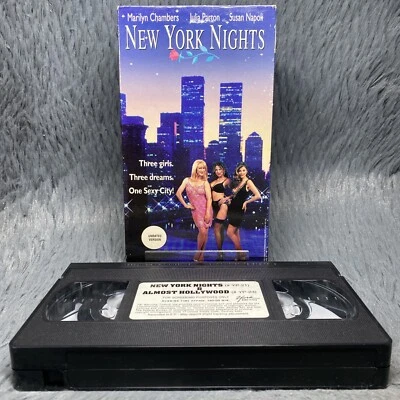 New York Nights VHS Tape Unrated Marilyn Chambers Julia Parton Susan Napoli - Image 1 of 4