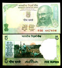 India 5 Rupees Gandhi Banknote World Paper Money Unc Currency Bill Note