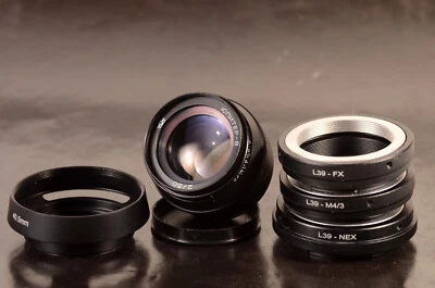 Jupiter 8 ⭐ Serviced CLA Leica Thread 50mm USSR Lens Sonnar & Adap FX, M4/3, NEX - Image 1 of 4