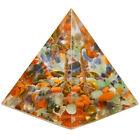 Tree Of Life Crystal Orgone Pyramid Reiki Energy Generator For Chakra Balancing