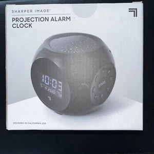 Sharper Image Projection Alarm Clock Stars Temp/date/alarm nature Sounds NIB - Picture 1 of 3