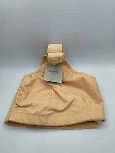 Amoena 'Frances' Non-Wired Front Closure Soft Cotton Post Surgical Bra XL E/F - Picture 1 of 7