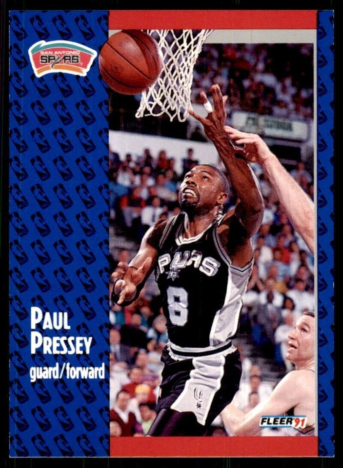 1991-92 Fleer Paul Pressey Basketball Cards #186 - Image 1 of 2