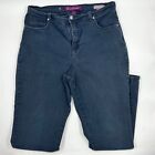 Gloria Vanderbilt Womens Amanda Jeans Size 10 Blue Denim Cotton Stretch Button