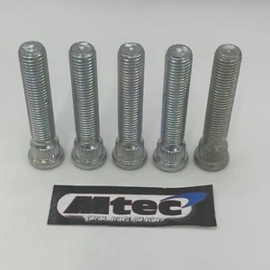 5x Toyota Extended Rear Wheel Stud 63mm Long  MR2 14.3mm Spline Diameter - Picture 1 of 2