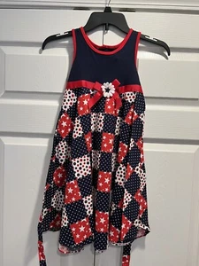 Sophia Rosa Flag Dress for Kids Size 6X - Picture 1 of 5