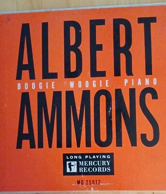 Vintage ALBERT AMMONS BOOGIE WOOGIE PIANO MERCURY MG25012 MICROGROOVE LP RECORD - Image 1 of 4