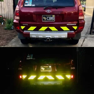 Calcomanía reflectante Chevron diagonales hágalo usted mismo Oralite V98 4" tetraedros forma Oralite - Imagen 1 de 12