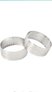 Set mit 10 Stück 5 cm Tortenring aus Edelstahl, hochtemperaturbeständig, - Bild 1 von 6