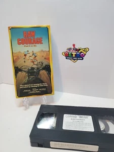 *RARE/OOP* Raw Courage (VHS, 1984) Thriller Marathon Survival Horror, Starmaker - Picture 1 of 4