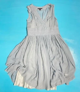 Banana Republic Women's Silk Dress Sleeveless V-Neck Light Blue Size 8 - Picture 1 of 5