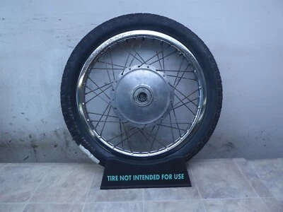 Honda CL77 1965 Scrambler H656-2) llanta de hombro alto rueda delantera 19 pulgadas Foto 1 de 4