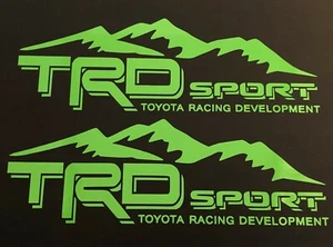 TRD TOYOTA RACING DEVELOPMENT SPORT TACOMA TUNDRA TRUCK MOUNTAIN DECAL STICKER - Bild 1 von 7