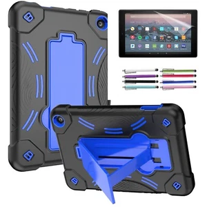 For Amazon Fire 7 12th Gen 2022 Model Kickstand Heavy Duty Armor Defender Cover - Picture 1 of 12