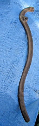 ANTIQUE 33" LONG No. 2023 CAST IRON HAND WATER WELL PUMP HANDLE Cover