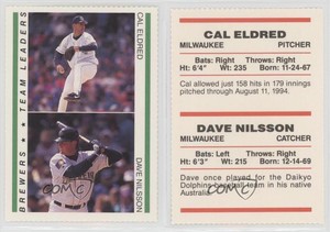 1995 Red Foley's Best Baseball Book Ever Cal Eldred Dave Nilsson