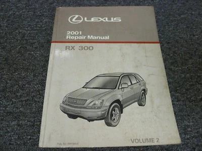 2001 Lexus RX 300 Engine Shop Service Repair Manual Vol 2 V6 3.0L - Image 1 of 2