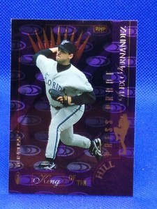 Alex Fernandez 1997 Donruss King of the Hill SILVER PRESS PROOF #433