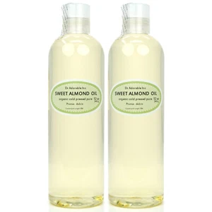 24 Oz Sweet Almond Oil 100% Pure Organic Cold Pressed Best Fresh Multi Purpose - Picture 1 of 5